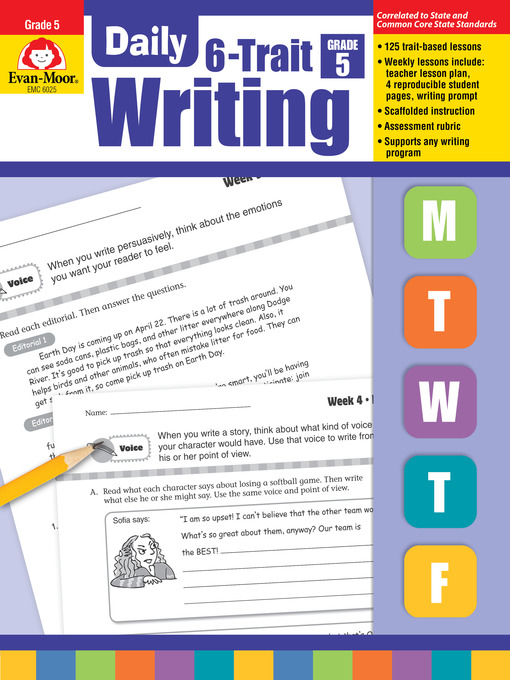 Title details for Daily 6-Trait Writing, Grade 5 by Evan-Moor Educational Publishers - Available